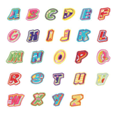 Colorful Alphabet Embroidery Patches – A to Z Iron-On Sew-On Letters for DIY Clothes, Bags & Pet Accessories by Moreloveu