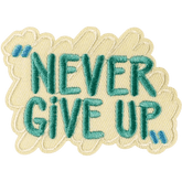 Motivational Quote Embroidered Patches – Inspiring Add-On for Custom Dog Bandanas