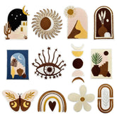 Bohemian Style Embroidered Patches – Retro Boho Add-On for Custom Dog Bandanas