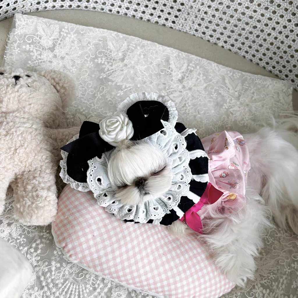 Customizable Pet Elizabethan Collar with Bow and Unique Designs