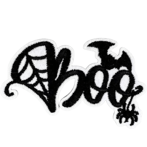 Halloween Embroidered Patches – Spooky Iron-On Appliqué Set for Clothes, Bags & Crafts