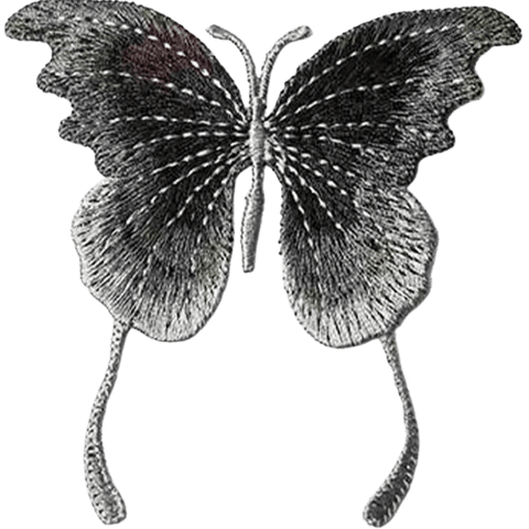 Butterfly Embroidered Patches – Elegant Add-On for Custom Dog Bandanas
