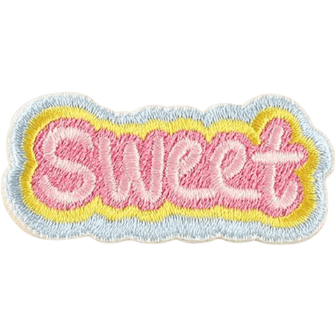 Colorful Word Embroidered Patches – Custom Add-On for Dog Bandanas