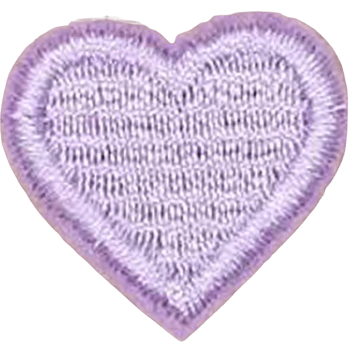 Colorful Heart Embroidered Patch – Custom Dog Bandana Decoration