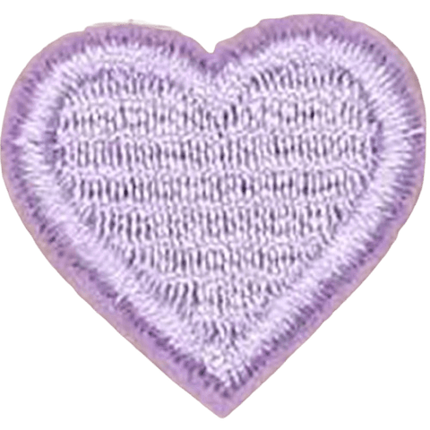 Colorful Heart Embroidered Patch – Custom Dog Bandana Decoration