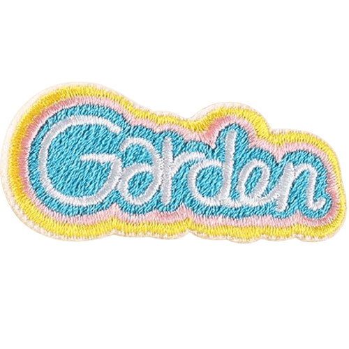 Colorful Word Embroidered Patches – Custom Add-On for Dog Bandanas
