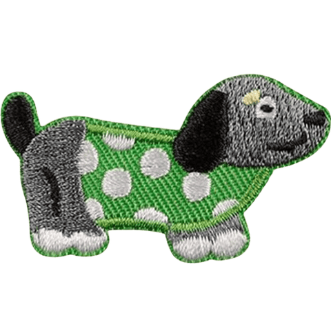 Cartoon Dog Embroidered Patches – Cute Add-On for Custom Dog Bandanas