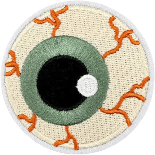 Halloween Embroidered Patches – Spooky Iron-On Appliqué Set for Clothes, Bags & Crafts