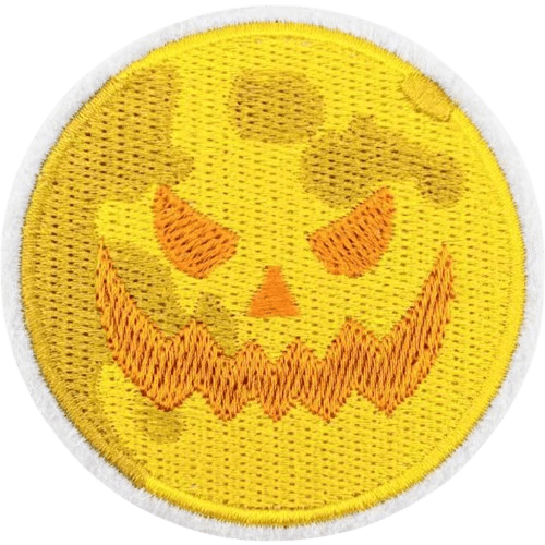 Halloween Embroidered Patches – Spooky Iron-On Appliqué Set for Clothes, Bags & Crafts