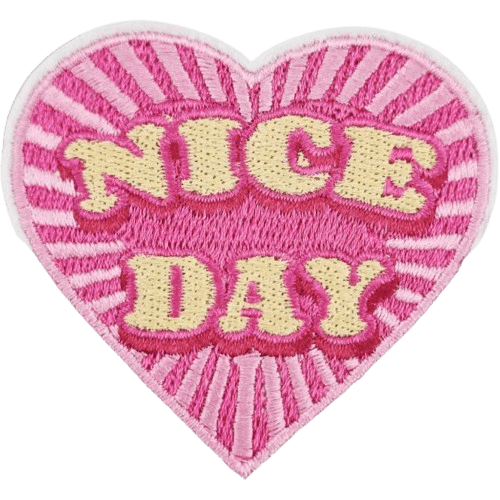 Heart Shape Embroidered Patches – Love & Valentine Style for Custom Dog Bandanas