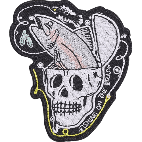 Skull & Gothic Iron-On Patches – Cool Embroidered Appliques for Custom Dog Bandanas & Pet Accessories