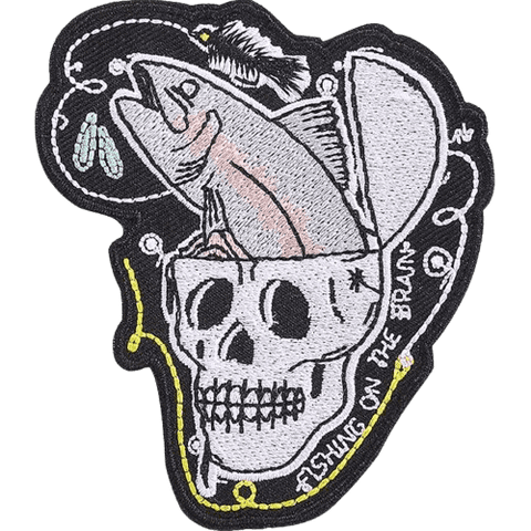 Skull & Gothic Iron-On Patches – Cool Embroidered Appliques for Custom Dog Bandanas & Pet Accessories