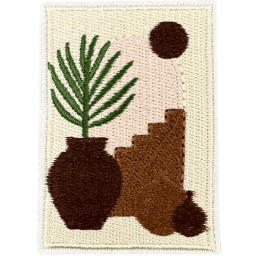 Bohemian Style Embroidered Patches – Retro Boho Add-On for Custom Dog Bandanas