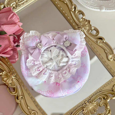Customizable Pet Elizabethan Collar with Bow and Unique Designs