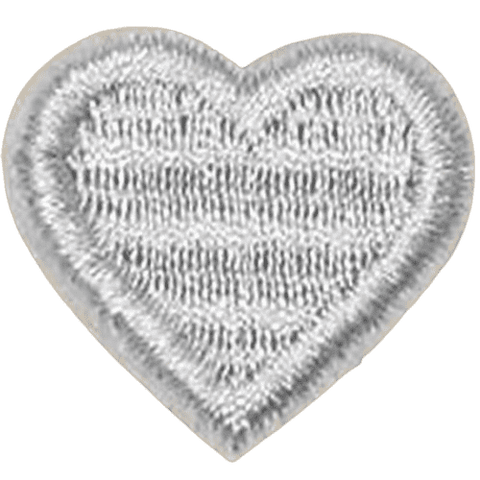 Colorful Heart Embroidered Patch – Custom Dog Bandana Decoration