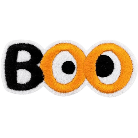 Halloween Embroidered Patches – Spooky Iron-On Appliqué Set for Clothes, Bags & Crafts
