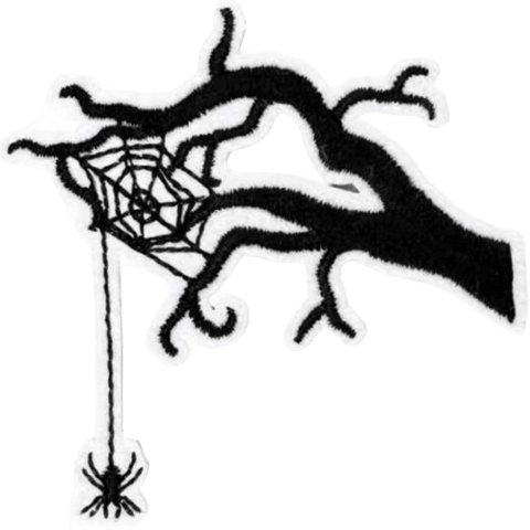 Halloween Embroidered Patches – Spooky Iron-On Appliqué Set for Clothes, Bags & Crafts