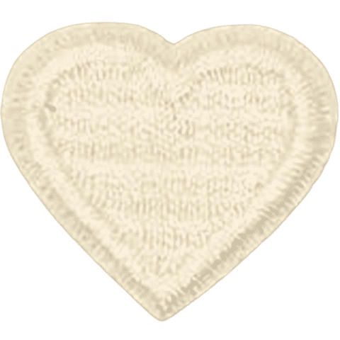 Colorful Heart Embroidered Patch – Custom Dog Bandana Decoration
