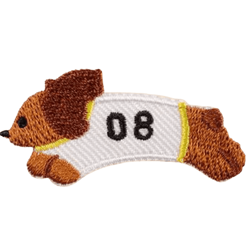 Cartoon Dog Embroidered Patches – Cute Add-On for Custom Dog Bandanas