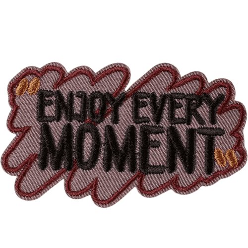 Motivational Quote Embroidered Patches – Inspiring Add-On for Custom Dog Bandanas