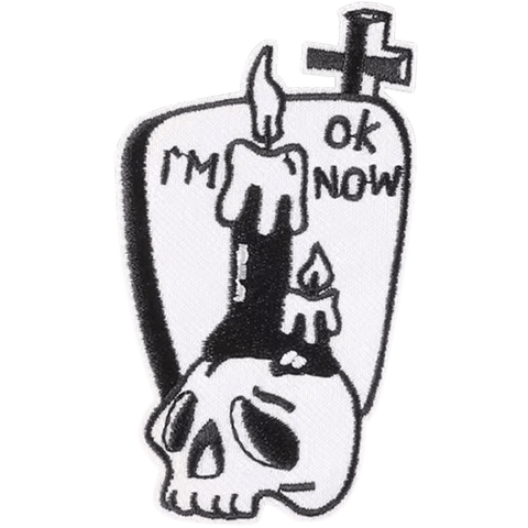Halloween Skeleton & Ghost Iron-On Patches – Spooky Embroidered Appliques for Jackets, Bags & DIY Crafts