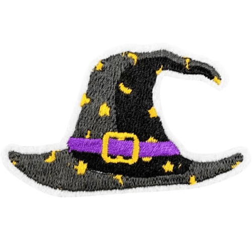 Halloween Embroidered Patches – Spooky Iron-On Appliqué Set for Clothes, Bags & Crafts