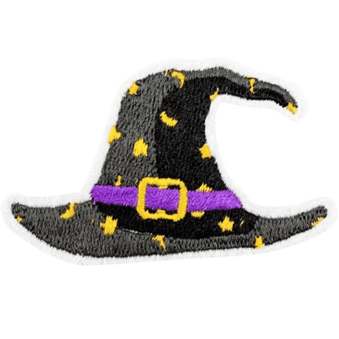 Halloween Embroidered Patches – Spooky Iron-On Appliqué Set for Clothes, Bags & Crafts