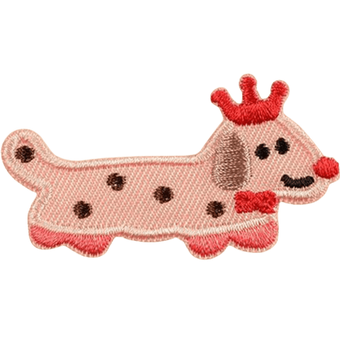 Cartoon Dog Embroidered Patches – Cute Add-On for Custom Dog Bandanas