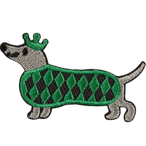 Cartoon Dog Embroidered Patches – Cute Add-On for Custom Dog Bandanas