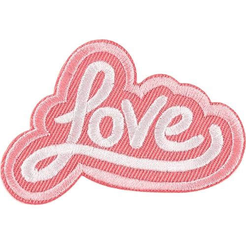 Colorful Word Embroidered Patches – Custom Add-On for Dog Bandanas