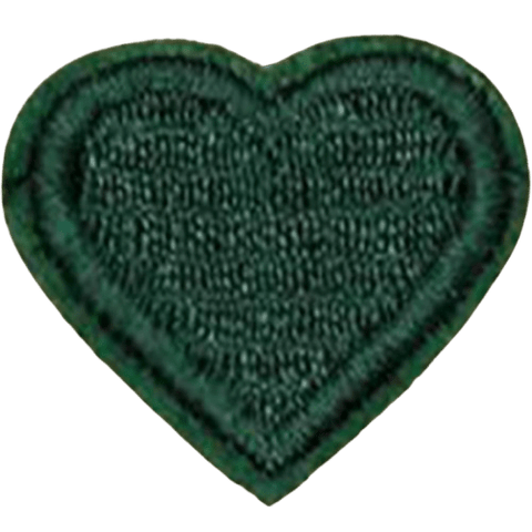 Colorful Heart Embroidered Patch – Custom Dog Bandana Decoration