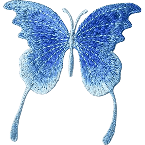 Butterfly Embroidered Patches – Elegant Add-On for Custom Dog Bandanas