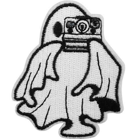 Cute Ghost Embroidered Patches – Halloween Iron-On Appliques for Custom Dog Bandanas & Pet Accessories