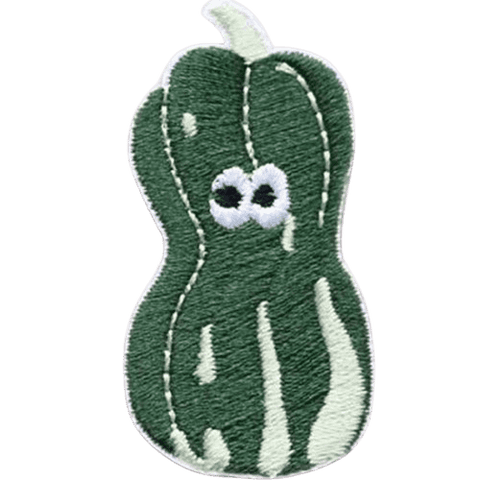 Pumpkin Embroidered Patch – Custom Add-On for Dog Bandanas