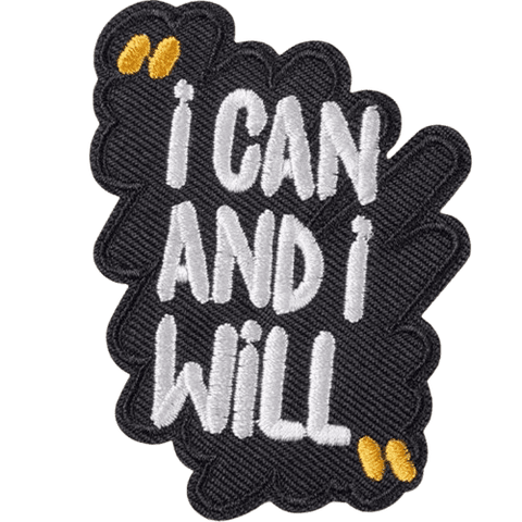 Motivational Quote Embroidered Patches – Inspiring Add-On for Custom Dog Bandanas