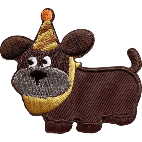Cartoon Dog Embroidered Patches – Cute Add-On for Custom Dog Bandanas