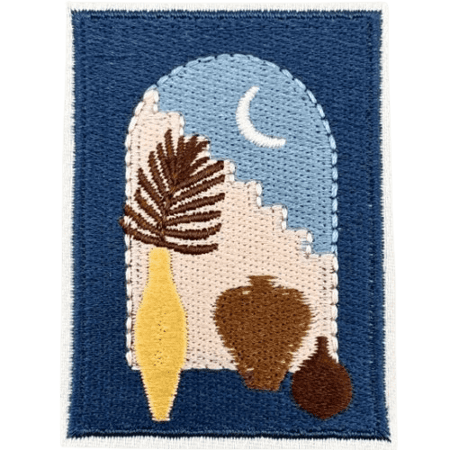 Bohemian Style Embroidered Patches – Retro Boho Add-On for Custom Dog Bandanas
