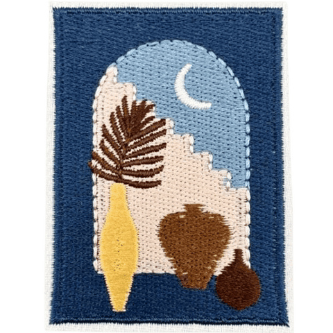 Bohemian Style Embroidered Patches – Retro Boho Add-On for Custom Dog Bandanas