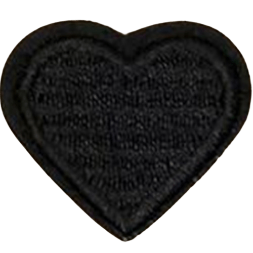 Colorful Heart Embroidered Patch – Custom Dog Bandana Decoration