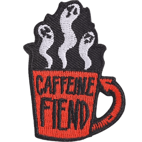 Skull & Gothic Iron-On Patches – Cool Embroidered Appliques for Custom Dog Bandanas & Pet Accessories