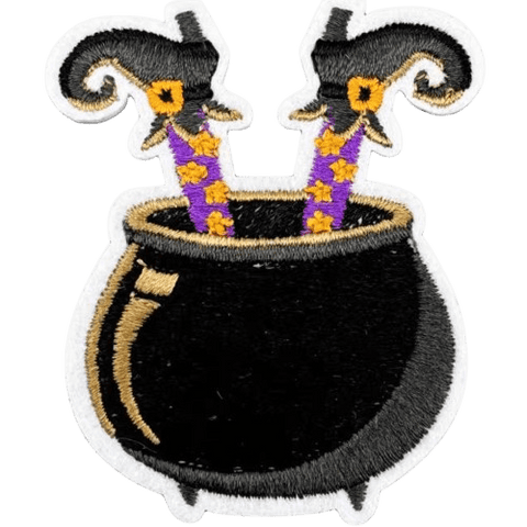 Halloween Embroidered Patches – Spooky Iron-On Appliqué Set for Clothes, Bags & Crafts