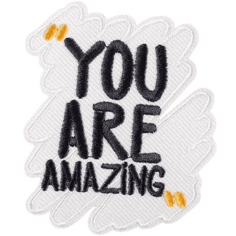 Motivational Quote Embroidered Patches – Inspiring Add-On for Custom Dog Bandanas