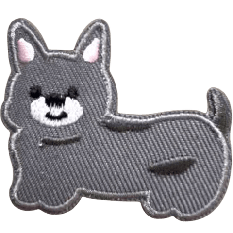 Cartoon Dog Embroidered Patches – Cute Add-On for Custom Dog Bandanas