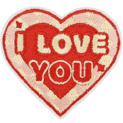 Heart Shape Embroidered Patches – Love & Valentine Style for Custom Dog Bandanas