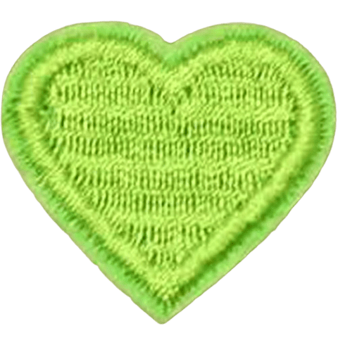 Colorful Heart Embroidered Patch – Custom Dog Bandana Decoration