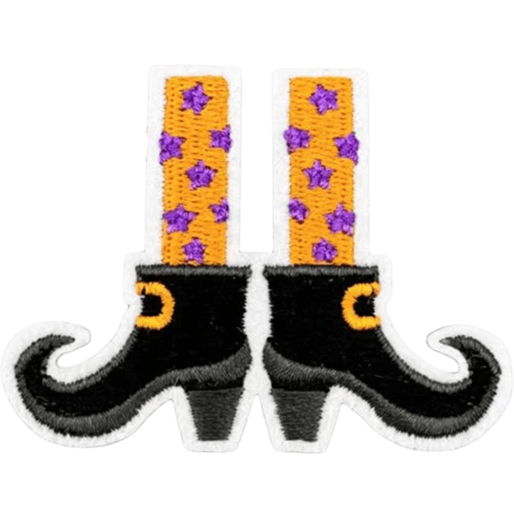 Halloween Embroidered Patches – Spooky Iron-On Appliqué Set for Clothes, Bags & Crafts