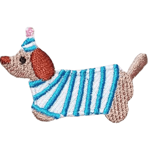 Cartoon Dog Embroidered Patches – Cute Add-On for Custom Dog Bandanas
