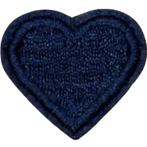 Colorful Heart Embroidered Patch – Custom Dog Bandana Decoration