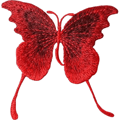 Butterfly Embroidered Patches – Elegant Add-On for Custom Dog Bandanas