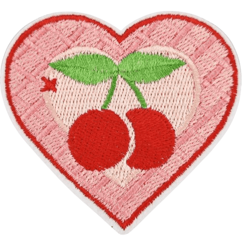 Heart Shape Embroidered Patches – Love & Valentine Style for Custom Dog Bandanas